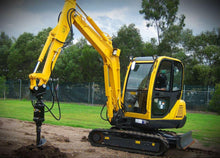 Load image into Gallery viewer, DIGGA AUGER 200mm DIA 4.5T-8T - 75mm Square Shaft, EXCAVATOR, SKID STEER, LOADER, BOBCAT