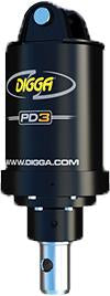 DIGGA AUGER COMBO PACKAGE - PD3 AUGER DRIVE+200Di AUGER +FIXED CENTRE FRAME - FOR SKID STEER
