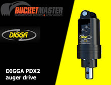 Load image into Gallery viewer, DIGGA PDX2 AUGER DRIVE suiting-EXCAVATOR, SKID STEER, LOADER, BOBCAT