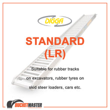 Load image into Gallery viewer, “Ezi-Loada”  Digga 9.0 Tonne Loading Ramps for Excavator, Bobcat or Positrack